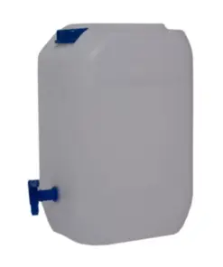 25L Poly Container 1000g With Tap & Lid Bulk 108 Units