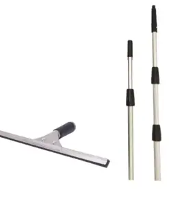 35cm Window Squeegee & 9 Meter Aluminium Telepole E-LINE