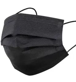 3 Ply Disposable Face Mask Black(50’s)