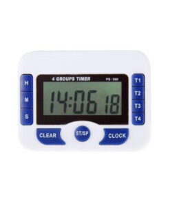 Digital Timer with Clock – 4 Separate Timers / group
