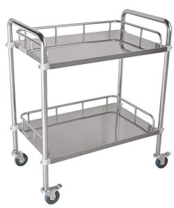 Stainless Steel Trolley – 2 Shelf