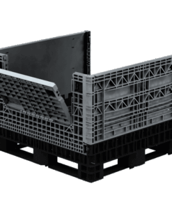 Collapsible Bin 44″ Two Drop Doors – 1140 X 1220 X 1119H