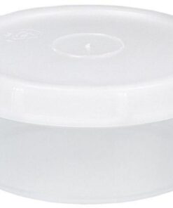 Bürkle Screw-bin 250 ml, PP Transparent, 104 x 50 mm with Screw-Cap PE
