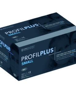 Unigloves OP Mouthguard Profile Plus Small Blue Fleece Ear Loop Round, Pack of 50