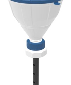 SCAT Funnel with Ball "ARNOLD" V2.0 S70/71 PE-HD White with Lance (220 mm)