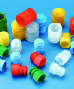 Kartell Caps for Test Tubes, 11–13 mm, Green, PE, Pack of 100