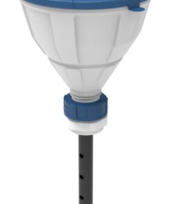 SCAT Funnel with Ball "ARNOLD" V2.0 S51 PE-HD White with Lance (220 mm)