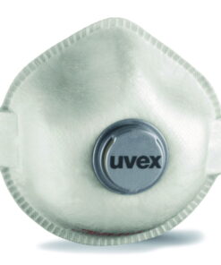 Uvex Respirators Silv-Air Classic 2312 FFP-3 with Valve, White, Pack of 15​