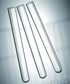 Scherf Test Tubes 130x16,00x1.1-1.2mm Boro 3.3 Glass, Without Rim, Round Bottom, Pack of 100
