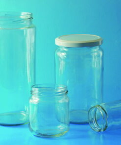 LLG Wide Neck Jar, 105ml, Twist-Off Thread Opening 48mm, Pack of 12