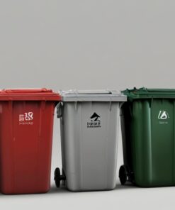 large grey wheelie bin