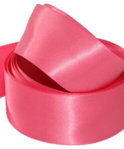 DFS Lipstick Rose Pink (25mm) Satin Ribbon