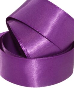 DFS Damson Light Purple (7mm) Satin Ribbon