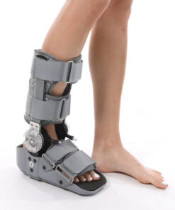 Walker Moon Boot Long Adjustable Fixation Brace DH VIII BLACK with pump action – Medium