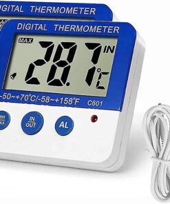 Twin Reading Fridge Thermometer -with Probe