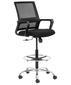 Chrome Cindy Draughtsman Chair