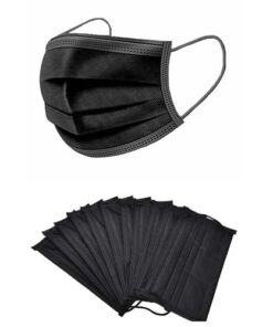 Civillian 3ply Masks Black 50/pck