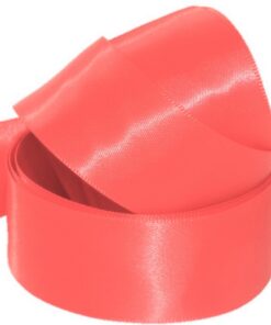 DFS Coral (25mm) Satin Ribbon