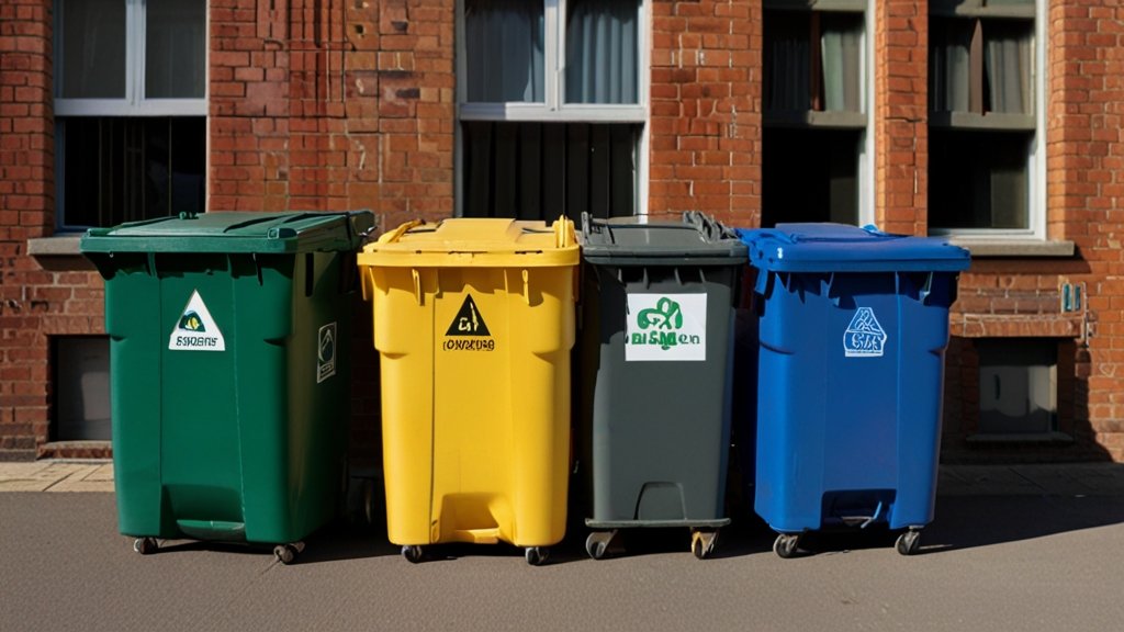 120 litre rubbish bin