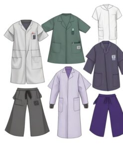 Non Disposable Poly Cotton Lab coats
