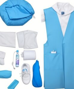 mop caps 110 cm x 65cm Yellow 25 micron