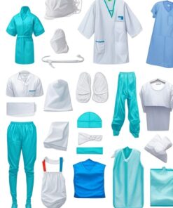 Disposable STERILE REINFORCED Surgical gown - 1 unit (50gsm)