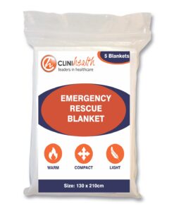 Emergency Rescue Blanket 130 x 210cm – Singles