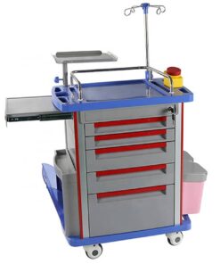 5 Drawer Emergency Trolley