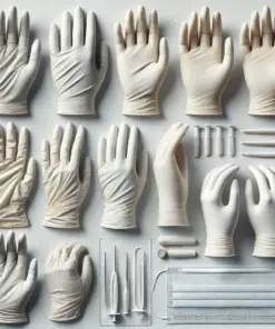 Unigloves Nitrile Gloves Black Pearl Size XL, Powder-Free, Non-Sterile, Rolling Edges, Micro-Roughened Finger Tips, Pack of 100