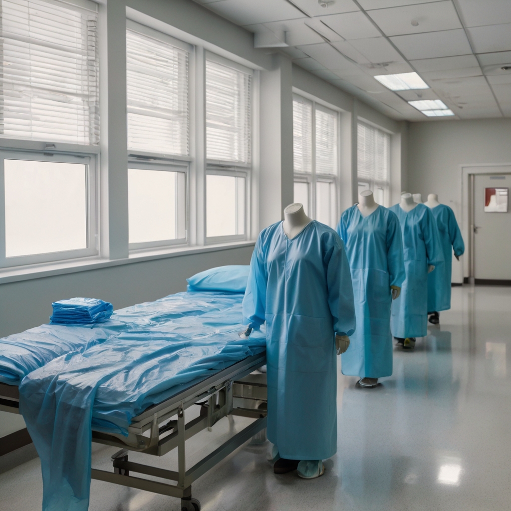 Disposable Theatre Gown - Jade Green (40gsm)