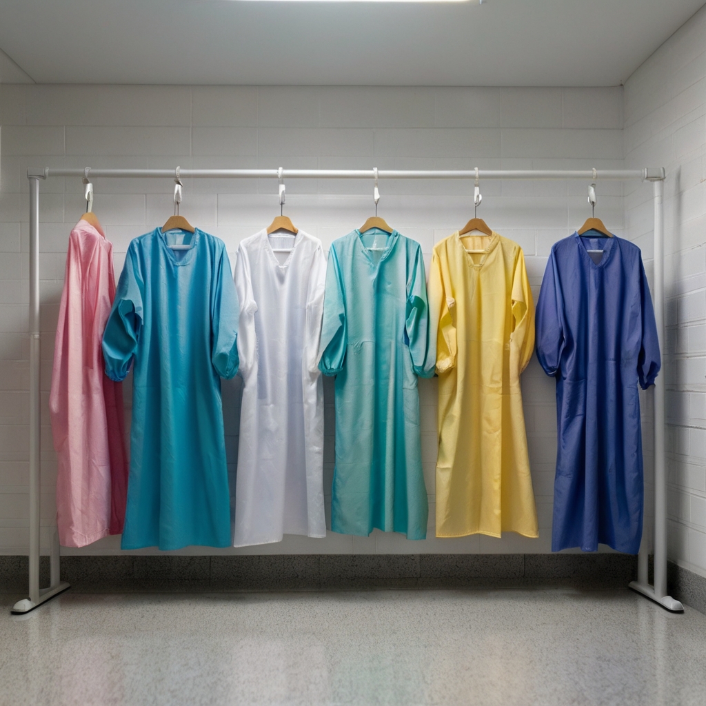 Disposable mop caps orange 50 gsm