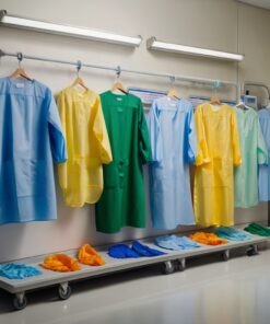 Reusable mop caps blue