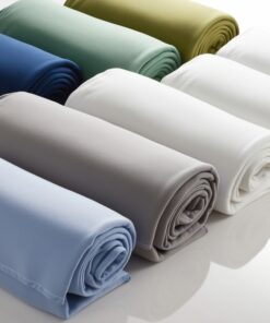 green hospital bed sheet