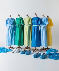 disposable sterile reinforced surgical gown - 1 unit (50gsm) standard brand