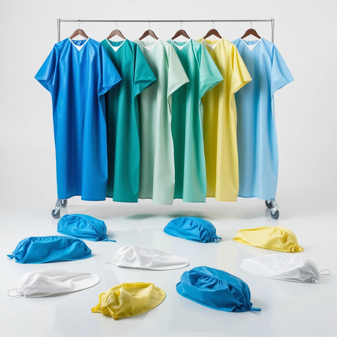 Disposable STERILE surgical/folio NON REINFORCED gown - 1 unit (50gsm)