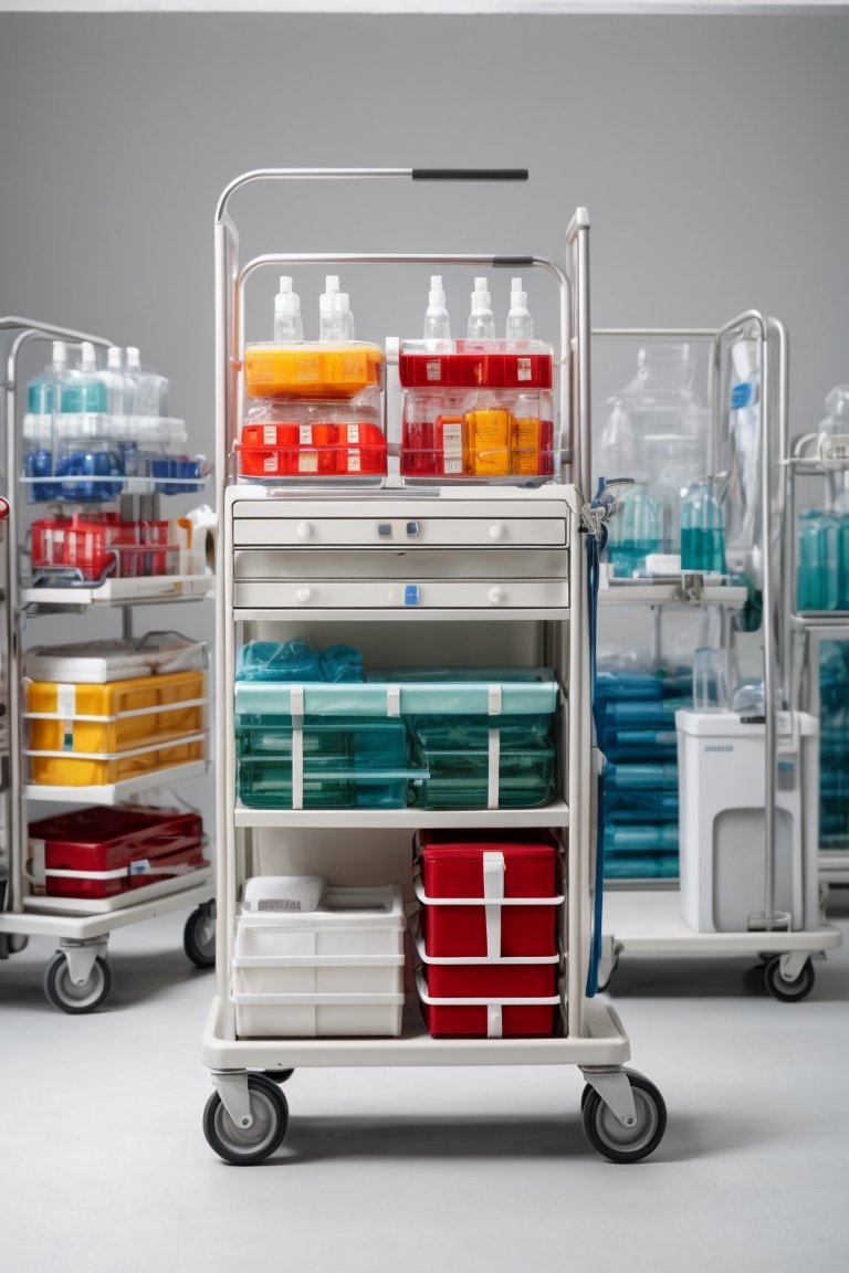 Emergency crash trolley