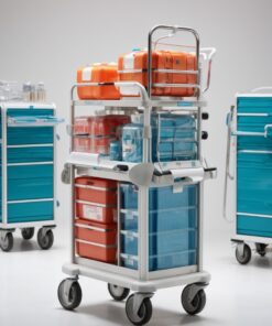 hospital table trolley