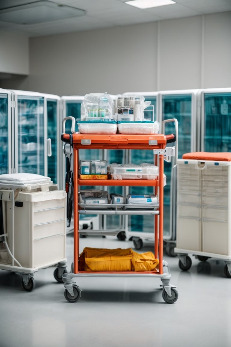 breakfast service trolley