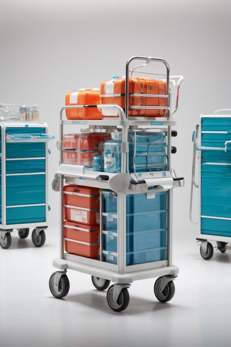 hospital table trolley