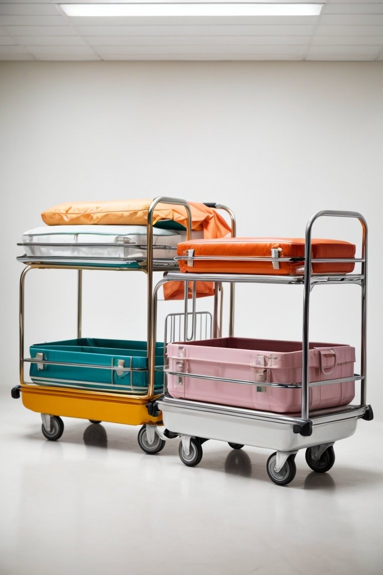 Emergency trolley imported 5 drawers f-5-1-11