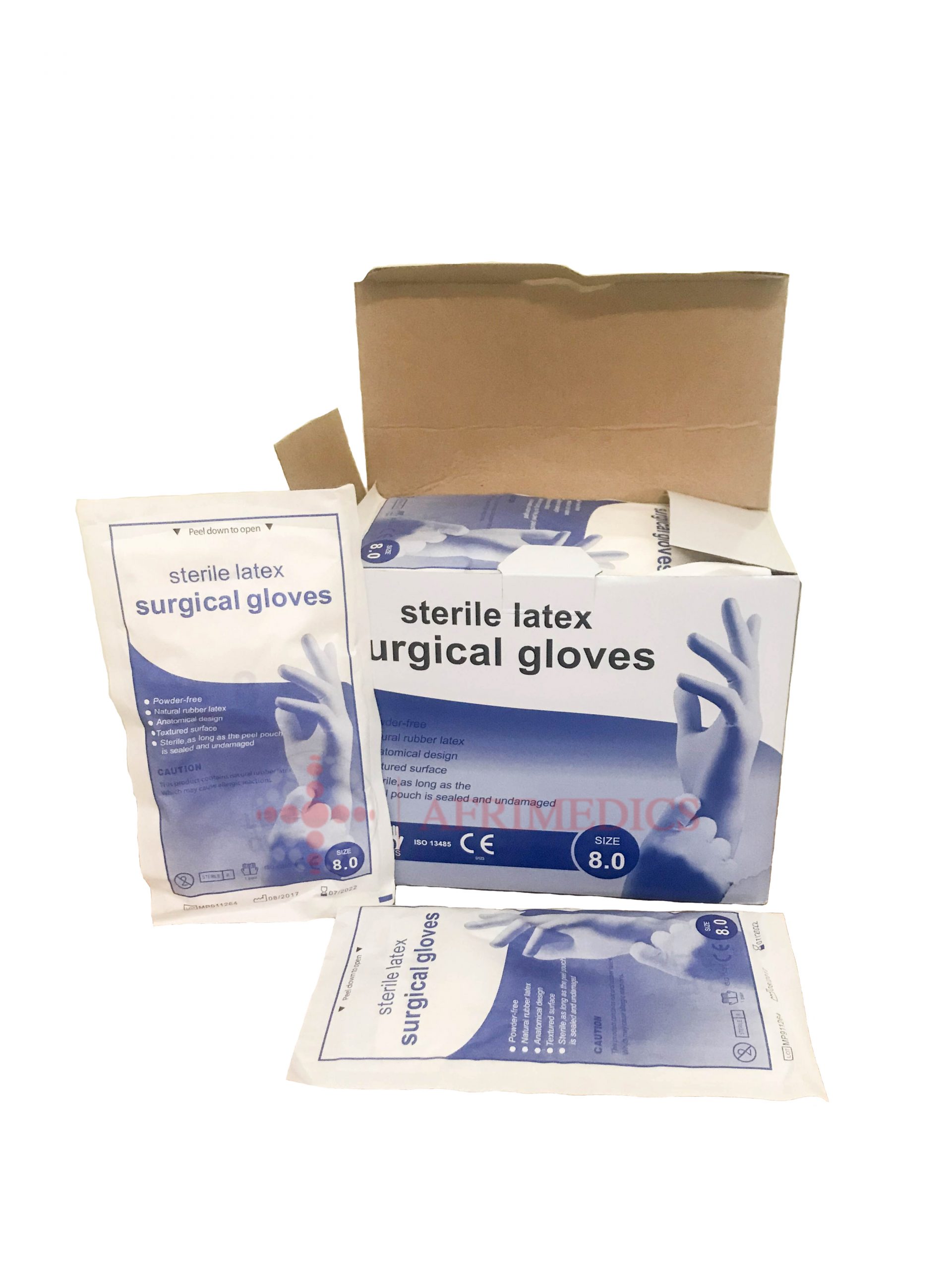 Sterile latex surgical gloves / 50 pairs/ size 6.5,7, 7.5, 8 - Image 3