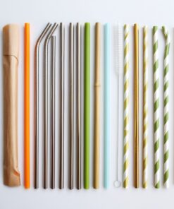 glass drinking straws