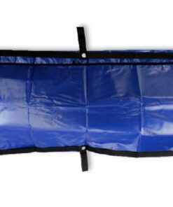 xxl Body Bag transparent u-shape zip + handles 160 micron