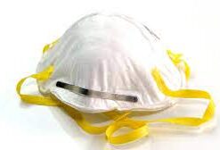 Alternative view of N95 Mask