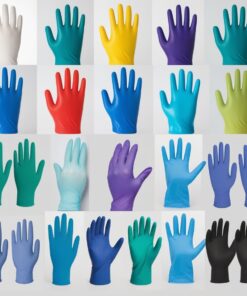 Unigloves SELECT BLUE Latex Gloves, Size M (7-8), Non-Sterile, Powder-Free, Pack of 100​