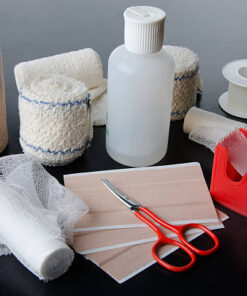 first aid box items