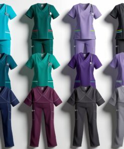 stylish medical scrubs
