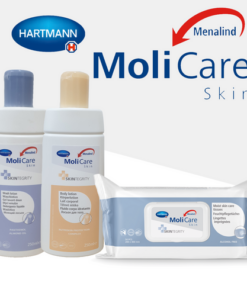 MoliCare Skin Care Bundle 1 (Wash Lotion, Body Lotion, Moist Care Tissues)