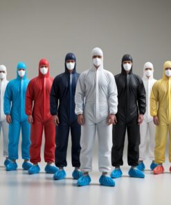 Reusable coveralls blue medium