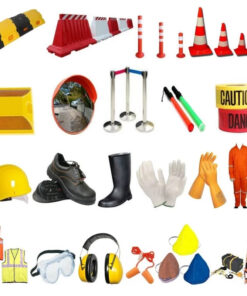 Navy Blue Overall ( 2 piece ) with reflective size 38   Poly cotton